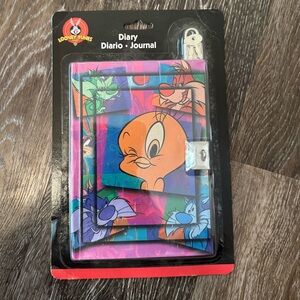 1999 Looney Tunes TweetyBird  Diary with Lock